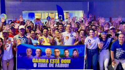 Diogo Machado leva comitiva de Carira à convenção do PSD em Aracaju