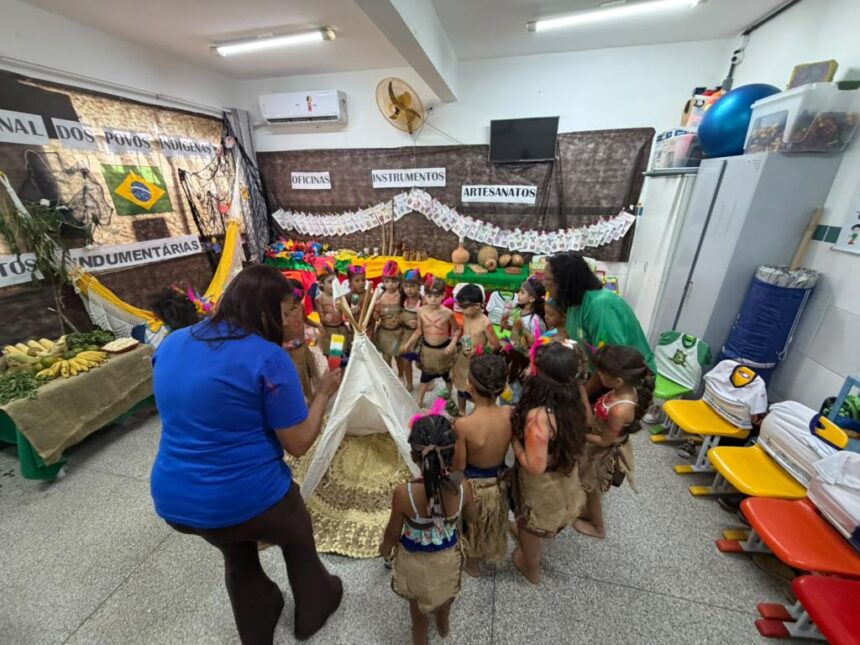 Escola municipal de Aracaju promove ação sobre povos indígenas