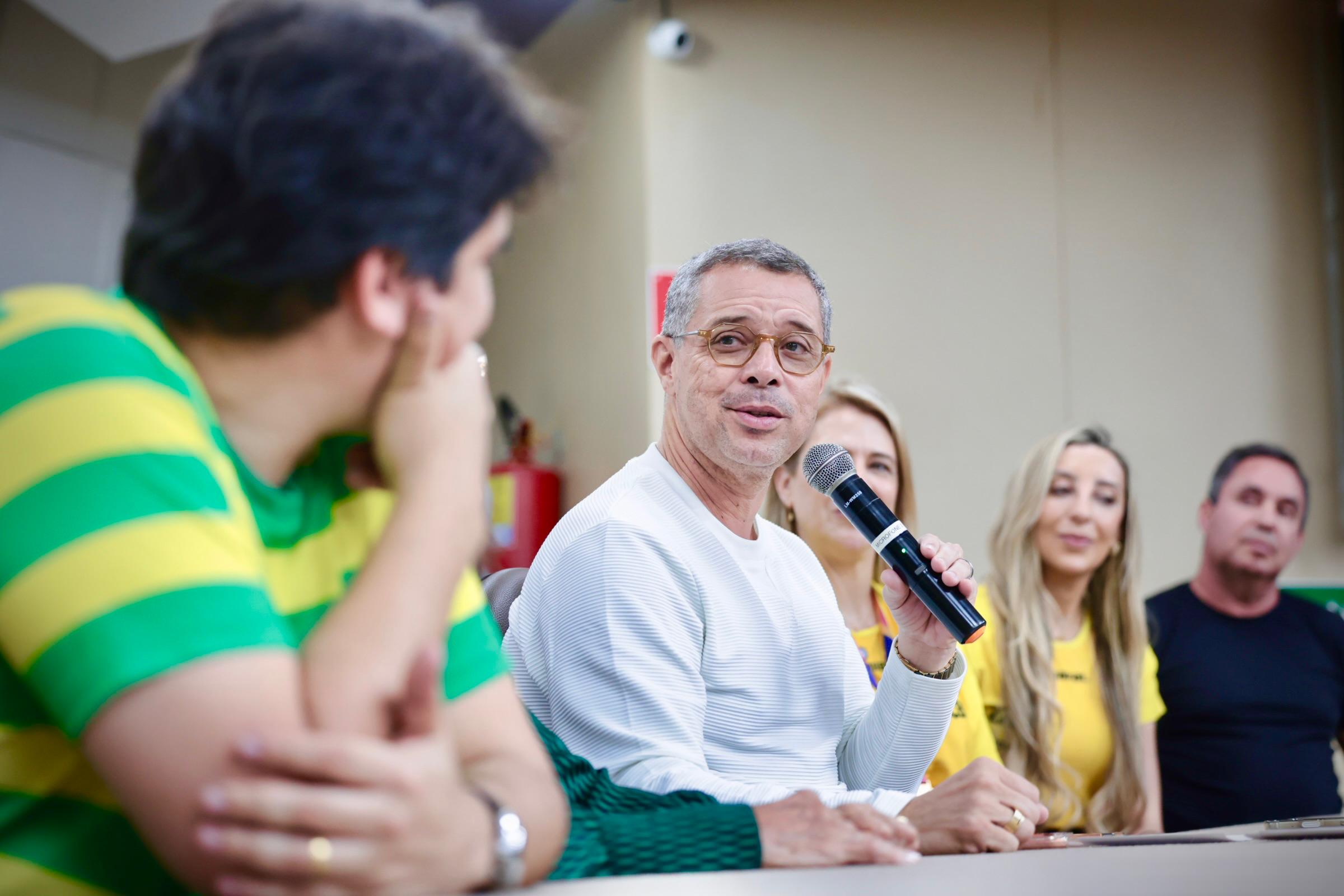 Seleção Brasileira de Ginástica Rítmica recebida no Palácio dos Despachos