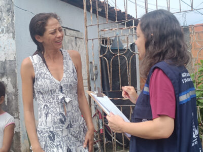 Semfas visita famílias do Coqueiral e orienta sobre Auxílio Moradia