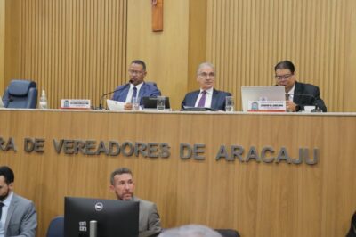 Câmara de Aracaju aprova nome de promotora em rua e mais 13 matérias