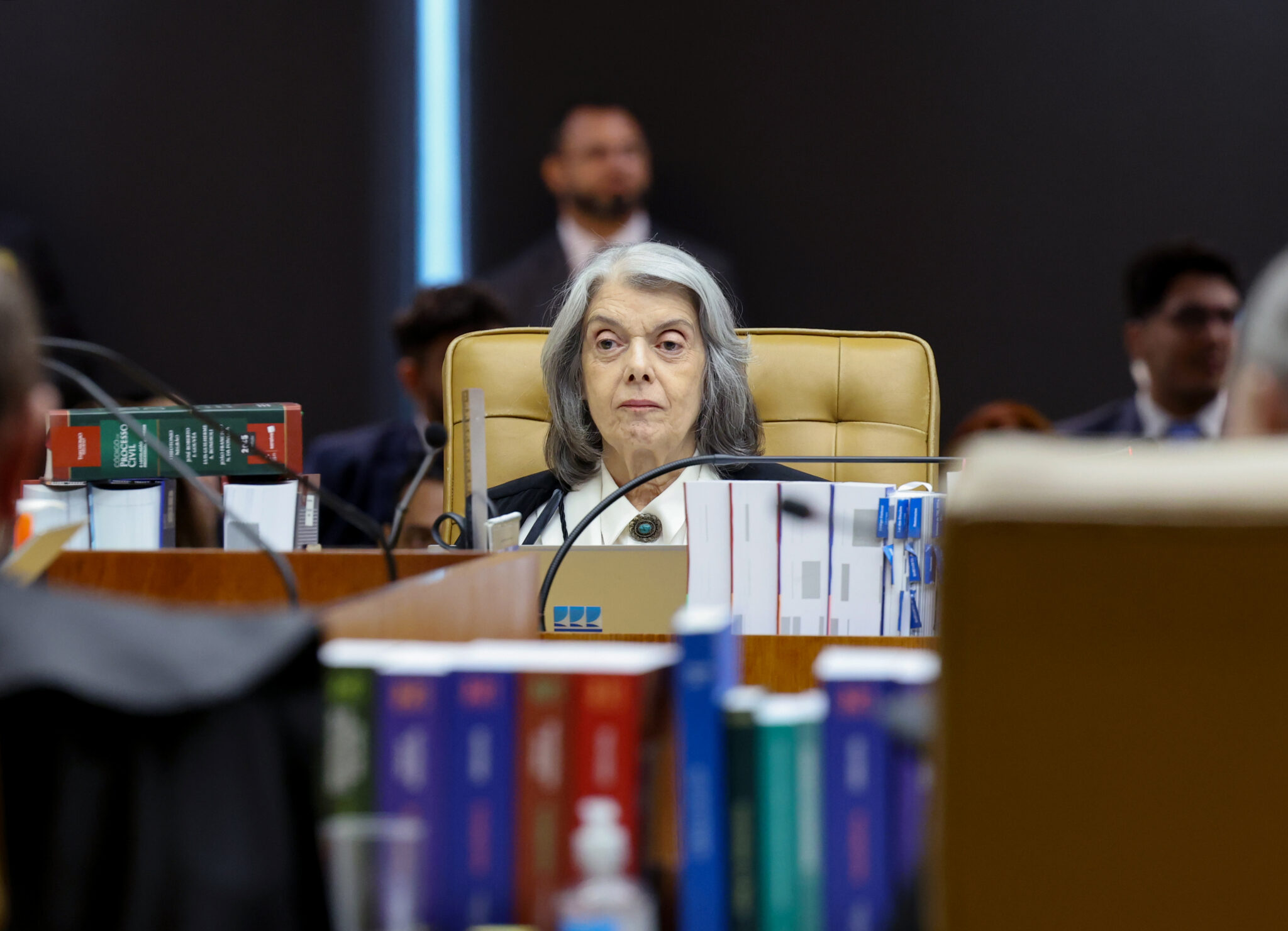 A ministra Cármen Lúcia, que votou com o relator