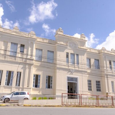 Fachada do Hospital de Cirurgia, em Aracaju, que completa 100 anos