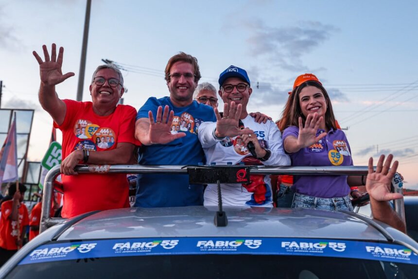 Carreata de Fábio Mitidieri reúne apoiadores em Pirambu