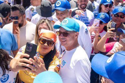 Percurso da carreata reúne apoiadores em Nossa Senhora do Socorro