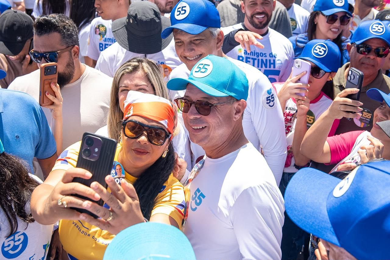 Percurso da carreata reúne apoiadores em Nossa Senhora do Socorro