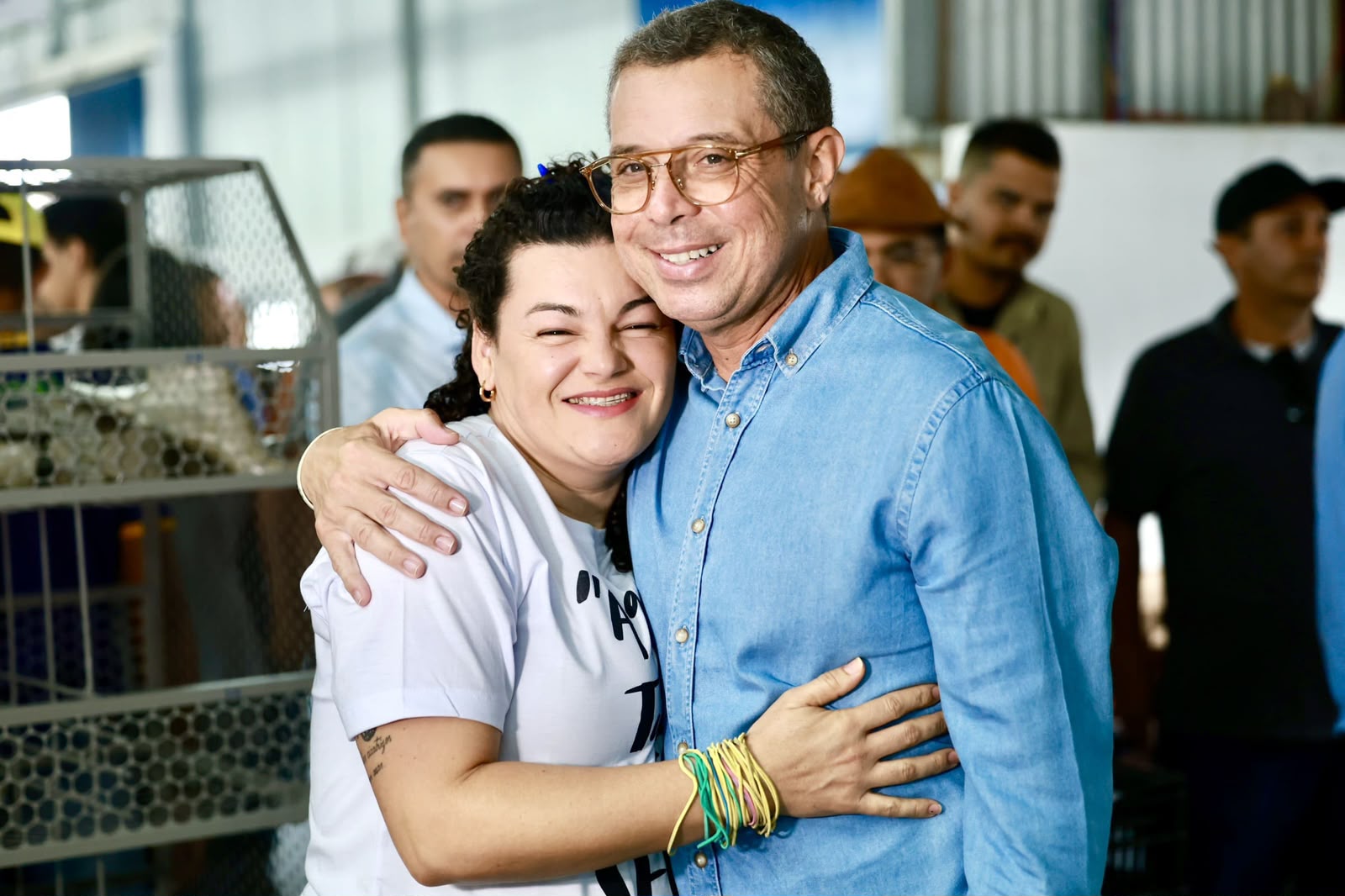 Fábio Mitidieri mantém liderança na disputa pelo governo, diz Global Pesquisa 2 O governador e candidato à reeleição Fábio Mitidieri durante agenda de campanha