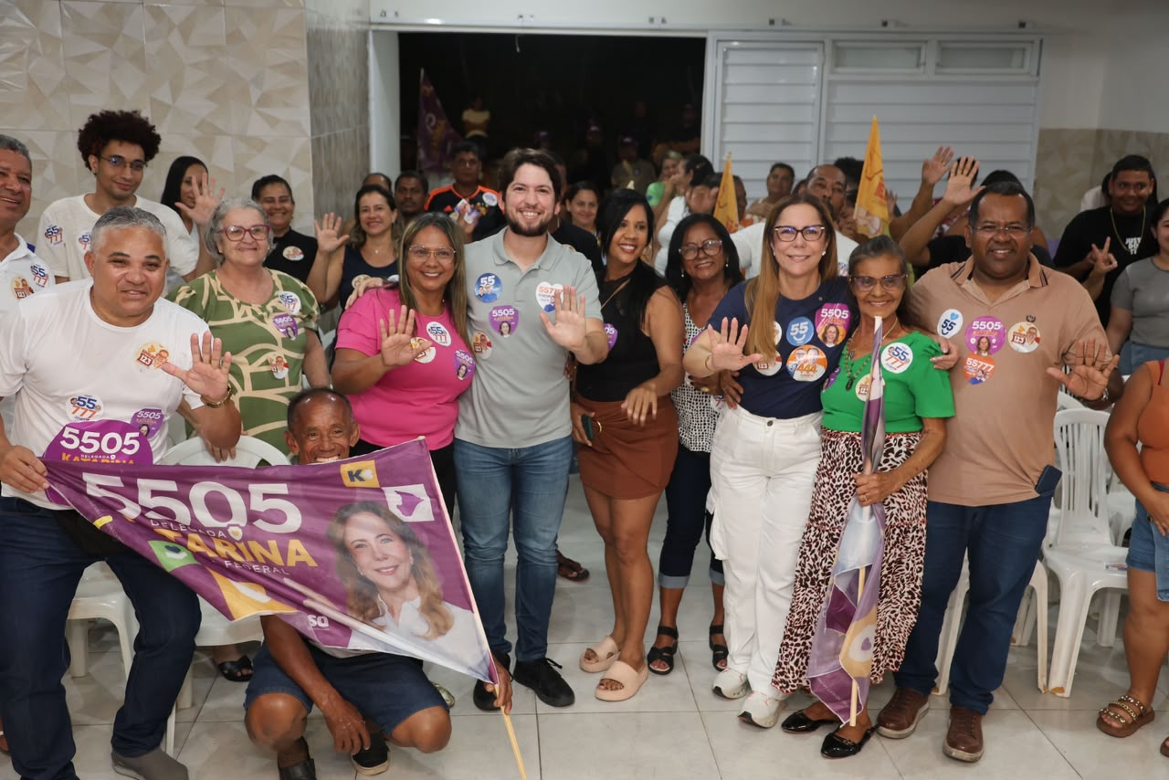 O deputado estadual Jorginho Araujo (PSD) durante agenda no Bugio e no Japãozinho, em Aracaju