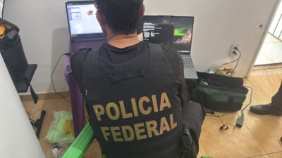 PF mira suspeito em Aracaju por 114 arquivos de violência sexual infantil