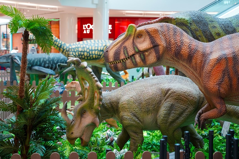 RioMar Aracaju recebe exposição gratuita com dinossauros em tamanho real
