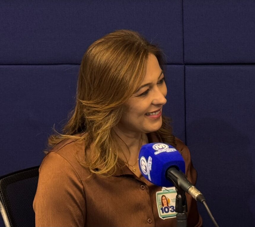 Susane Vidal durante agenda de campanha em Sergipe
