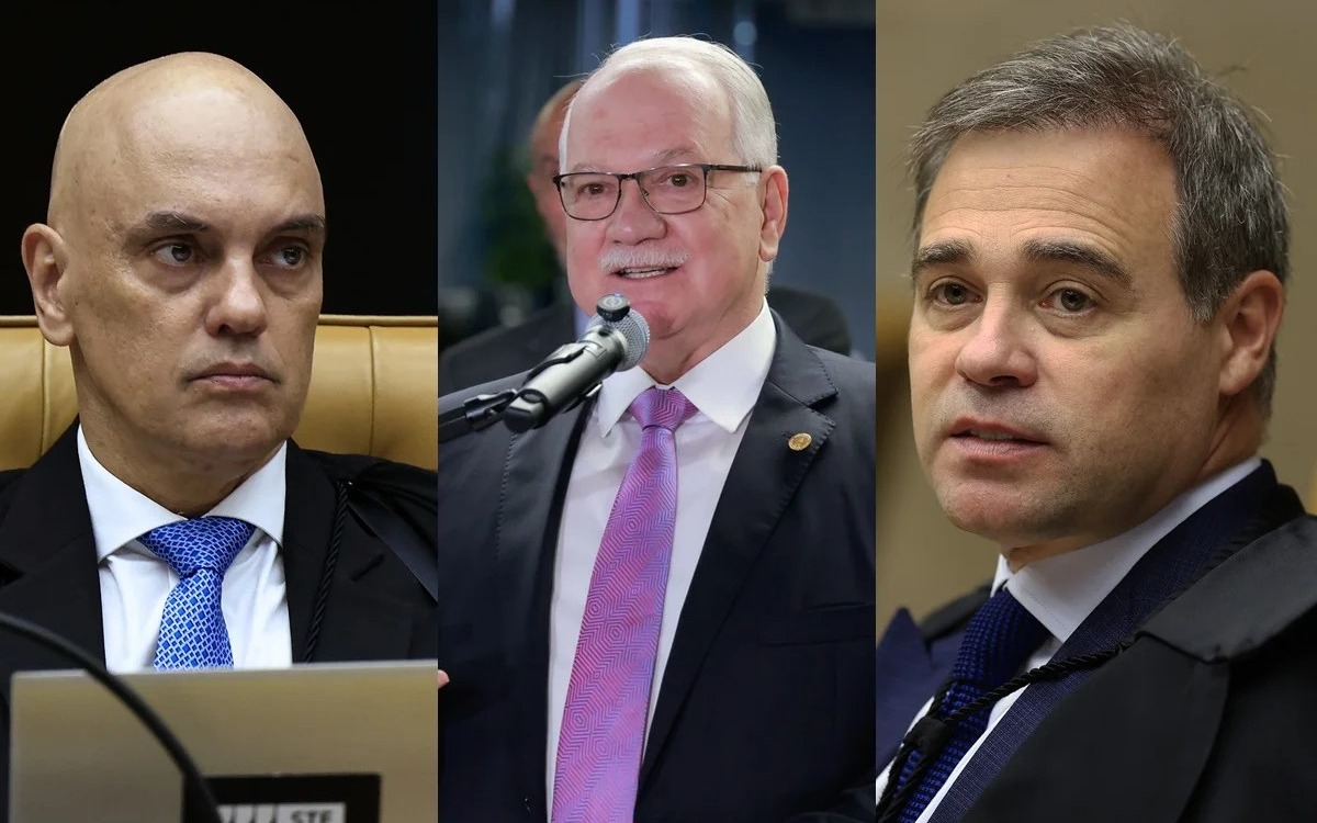 Moraes, Fachin e Mendonça