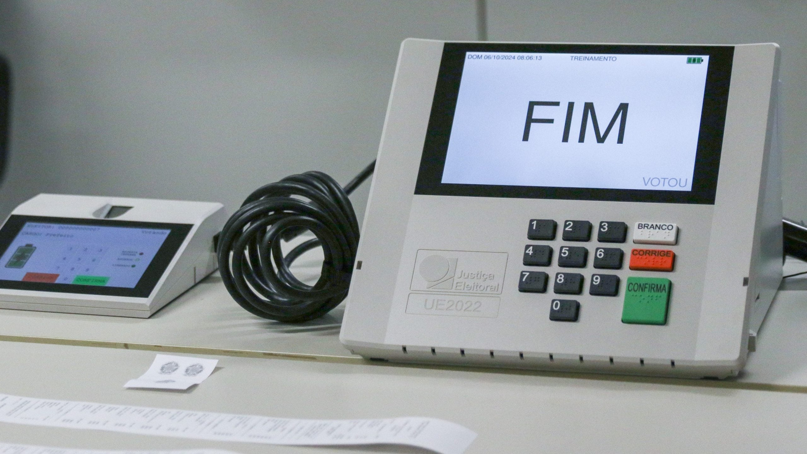Equipamentos passam por checagens antes da totalização