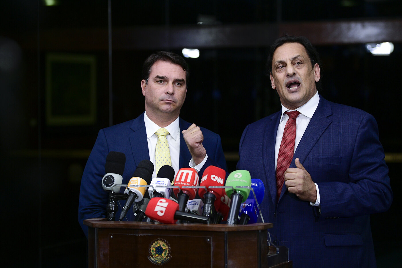 Debate presidencial da Globo é cancelado após ordens judiciais 2 Flávio Bolsonaro