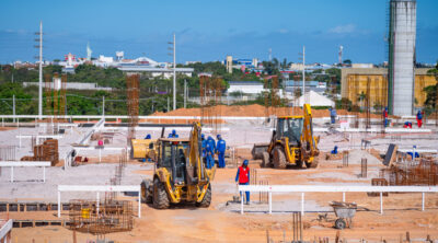 Governo conclui terraplanagem do novo Complexo Materno-Infantil